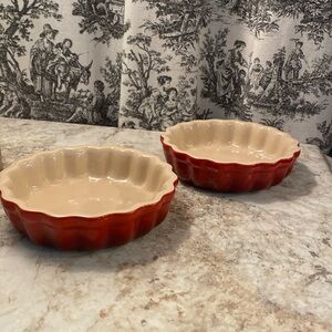 Set ruffle scallop Le Creuset